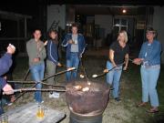 Stockbrot am Lagerfeuer